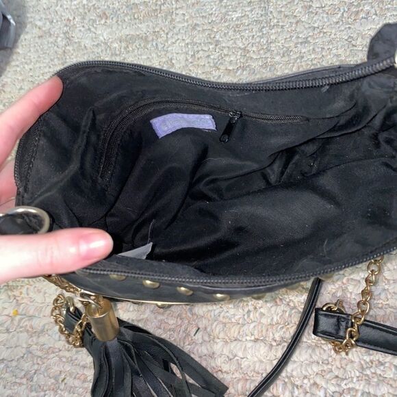 black & cream cross body purse - Picture 6 of 16